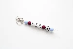 Personalised Football  Key Ring