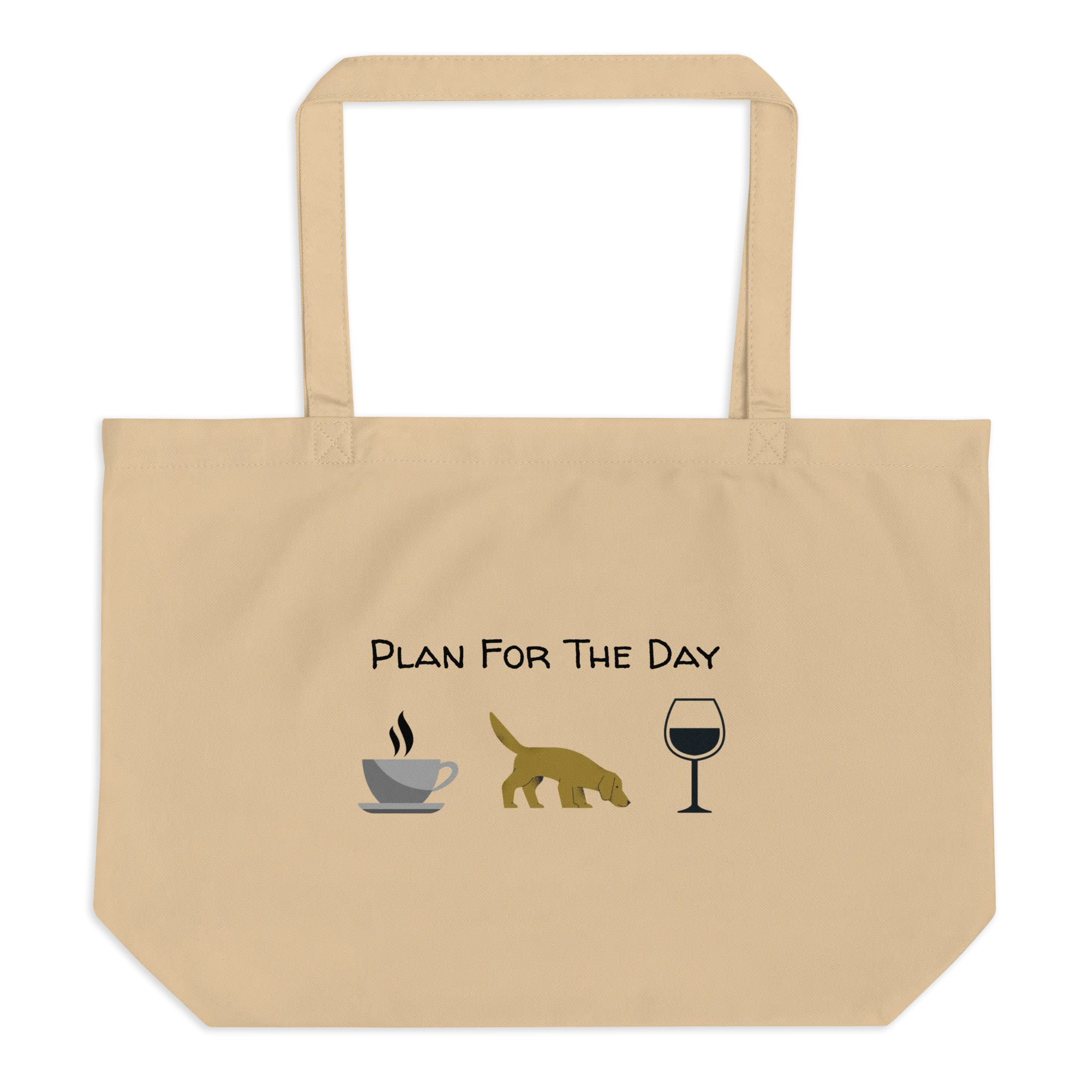 Plan for the Day - Nose Work & Scent Work X-Large Tote/ Shopping Bags