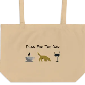 Plan for the Day - Nose Work & Scent Work X-Large Tote/ Shopping Bags