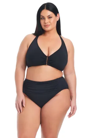 Plus Size Kore Over The Shoulder V-Neck Bikini Top
