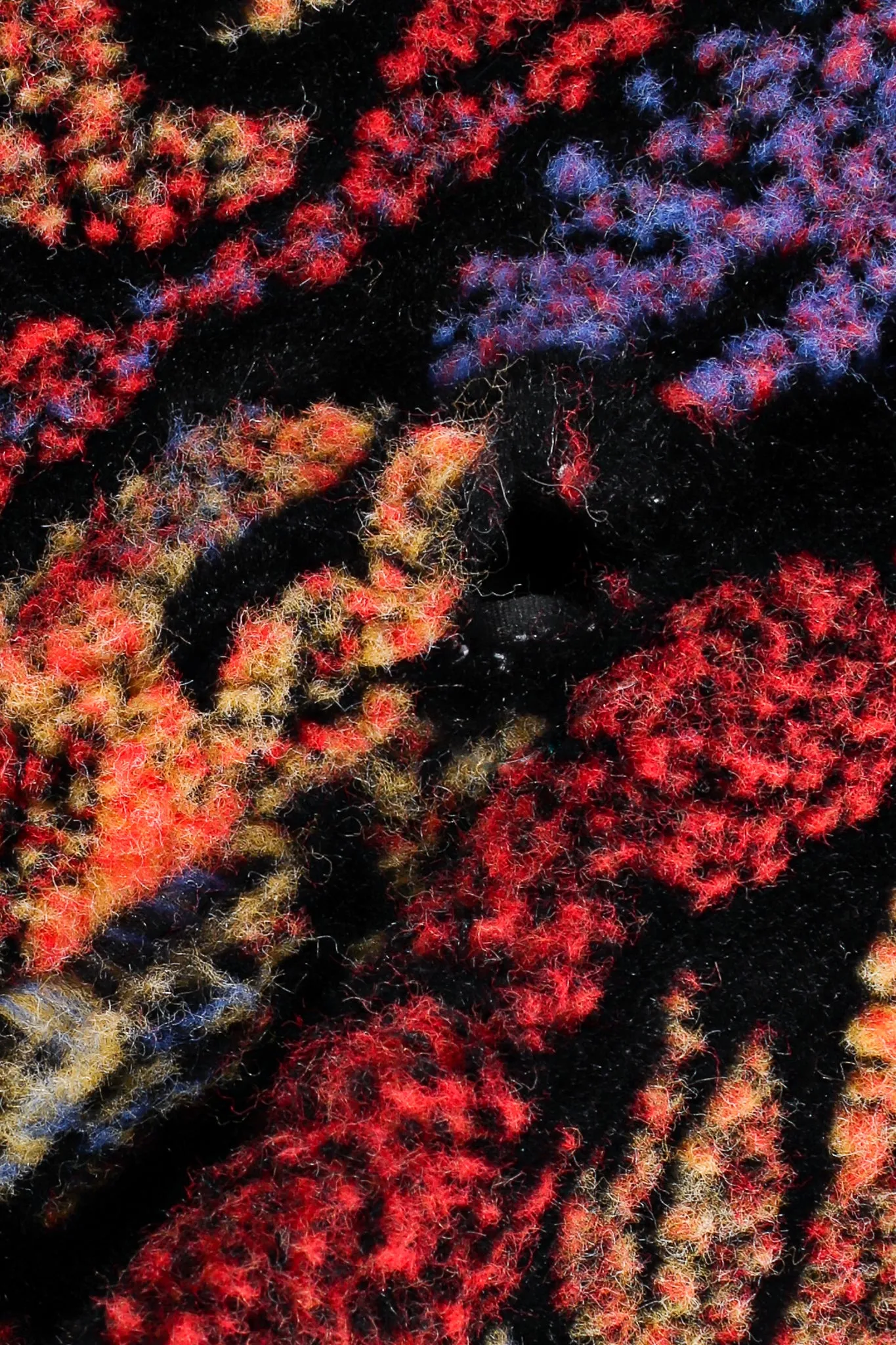 Plush Rainbow Cocoon Jacket