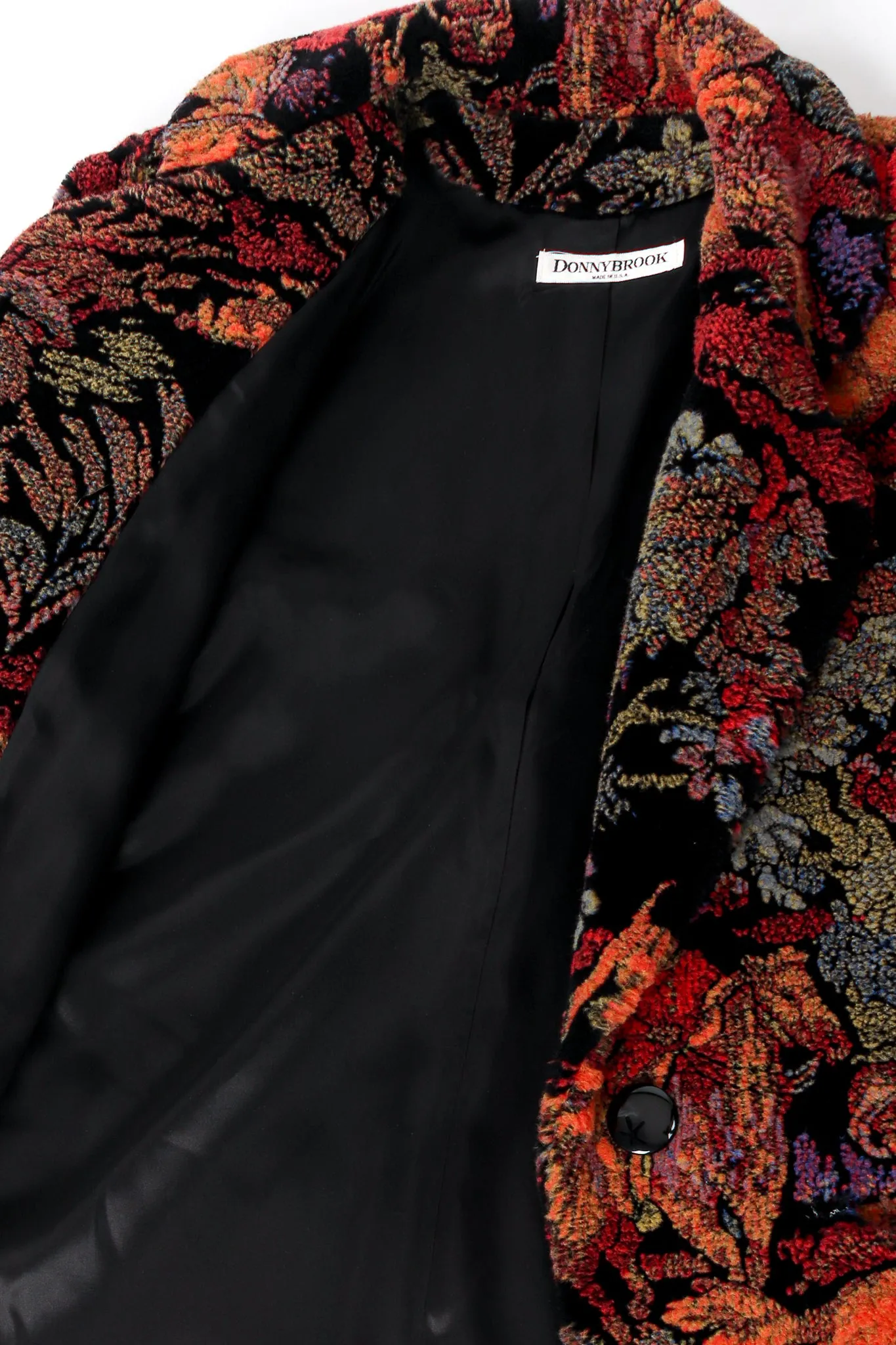 Plush Rainbow Cocoon Jacket