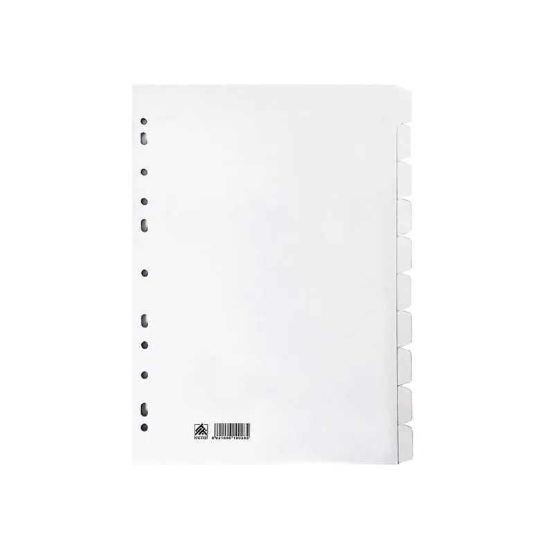 Pop Bazic White Cardboard Dividers A4