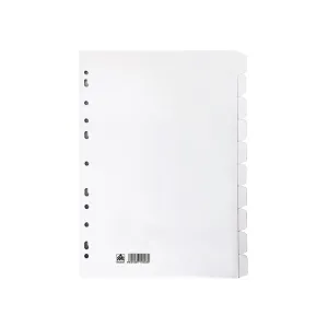 Pop Bazic White Cardboard Dividers A4