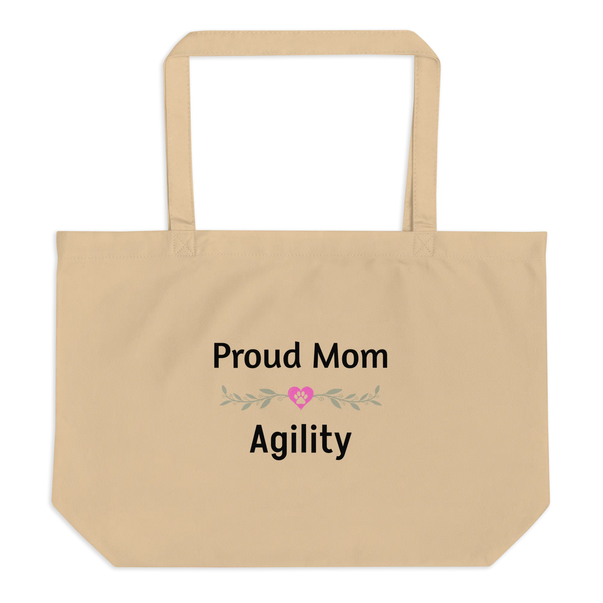 Proud Agility Mom X-Large Tote/ Shopping Bags