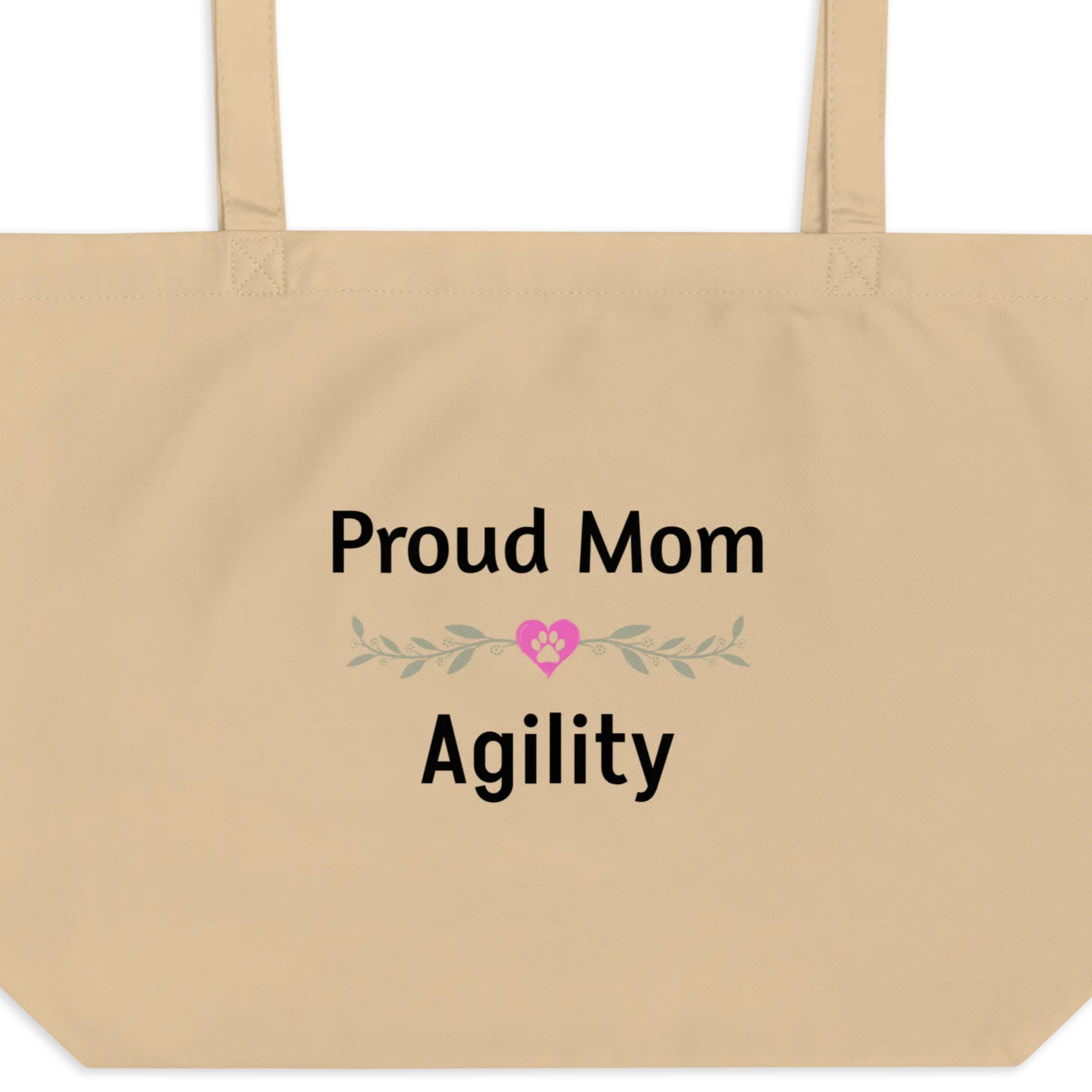 Proud Agility Mom X-Large Tote/ Shopping Bags