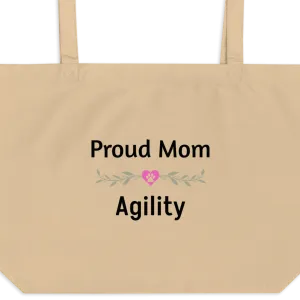 Proud Agility Mom X-Large Tote/ Shopping Bags