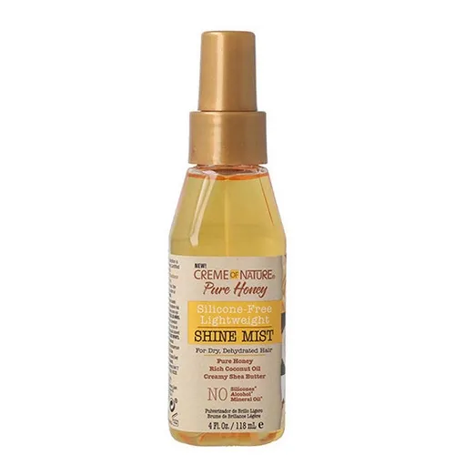Pure Honey Silicone-Free Lightweight Shine Mist 4oz by CREME OF NATURE