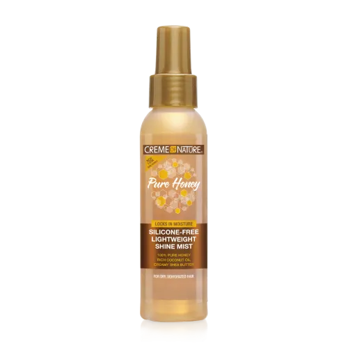 Pure Honey Silicone-Free Lightweight Shine Mist 4oz by CREME OF NATURE