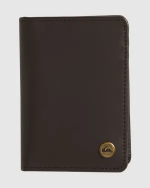 Quiksilver Mack Cardy Wallet - Chocolate Brown