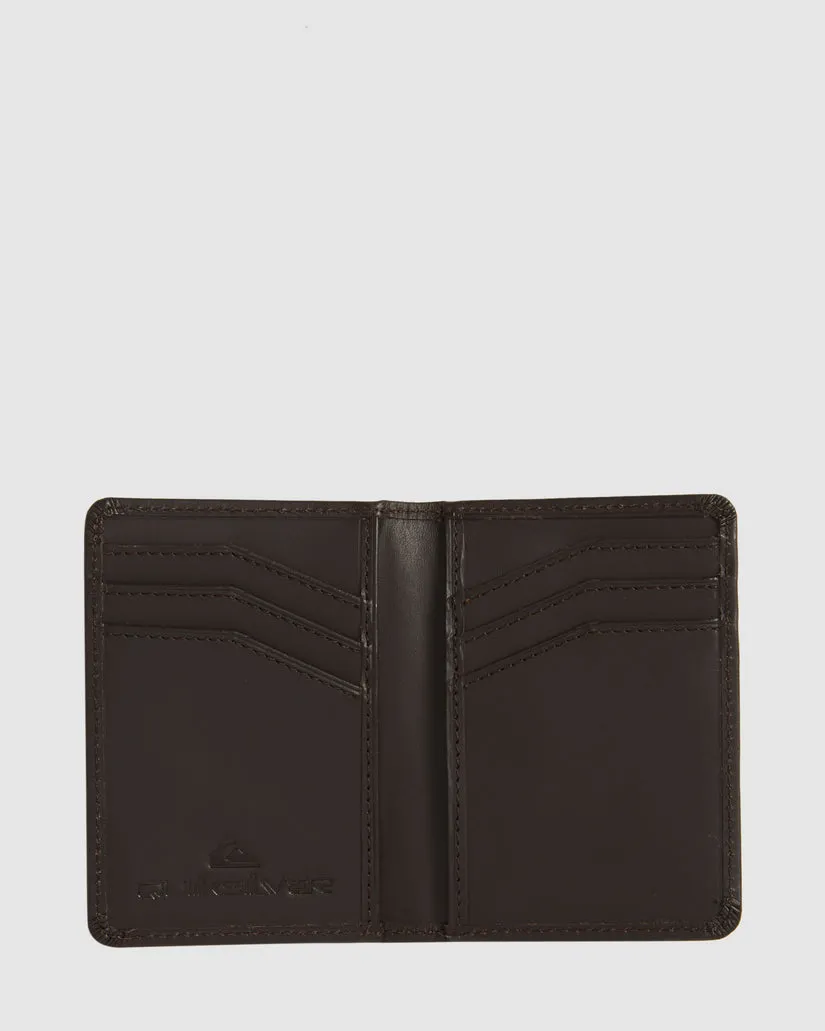Quiksilver Mack Cardy Wallet - Chocolate Brown