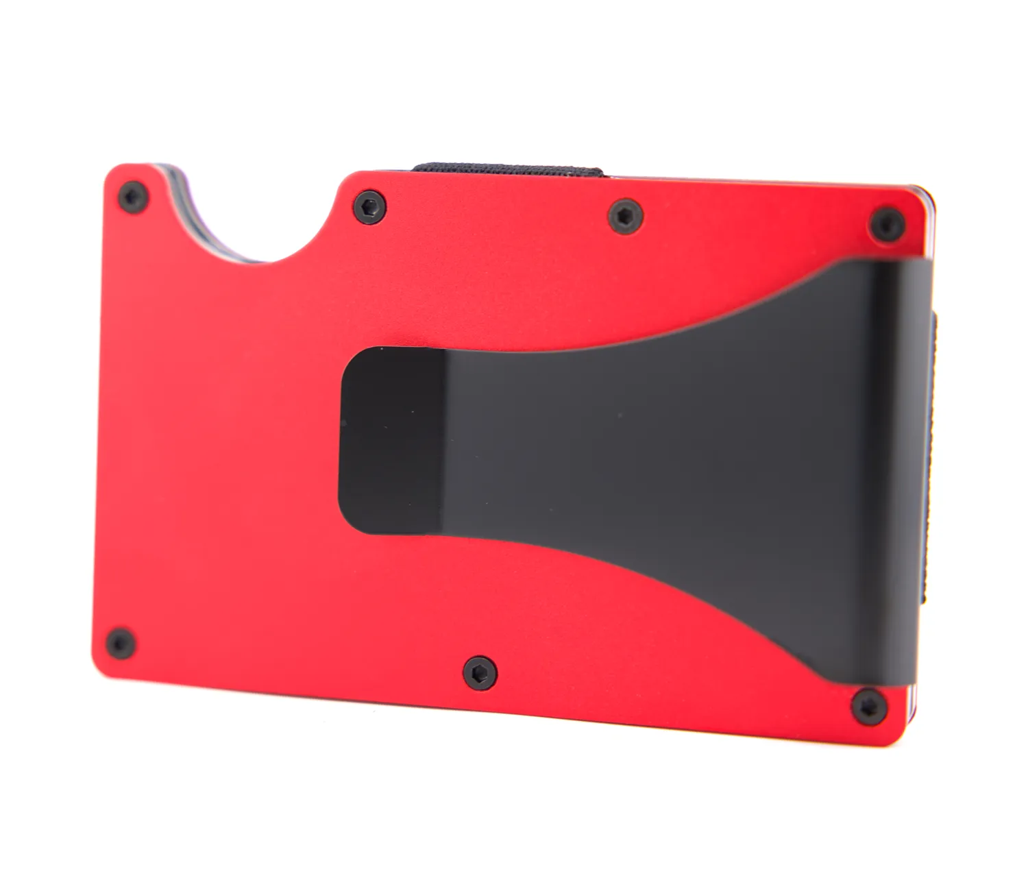 Red Aluminum Wallet