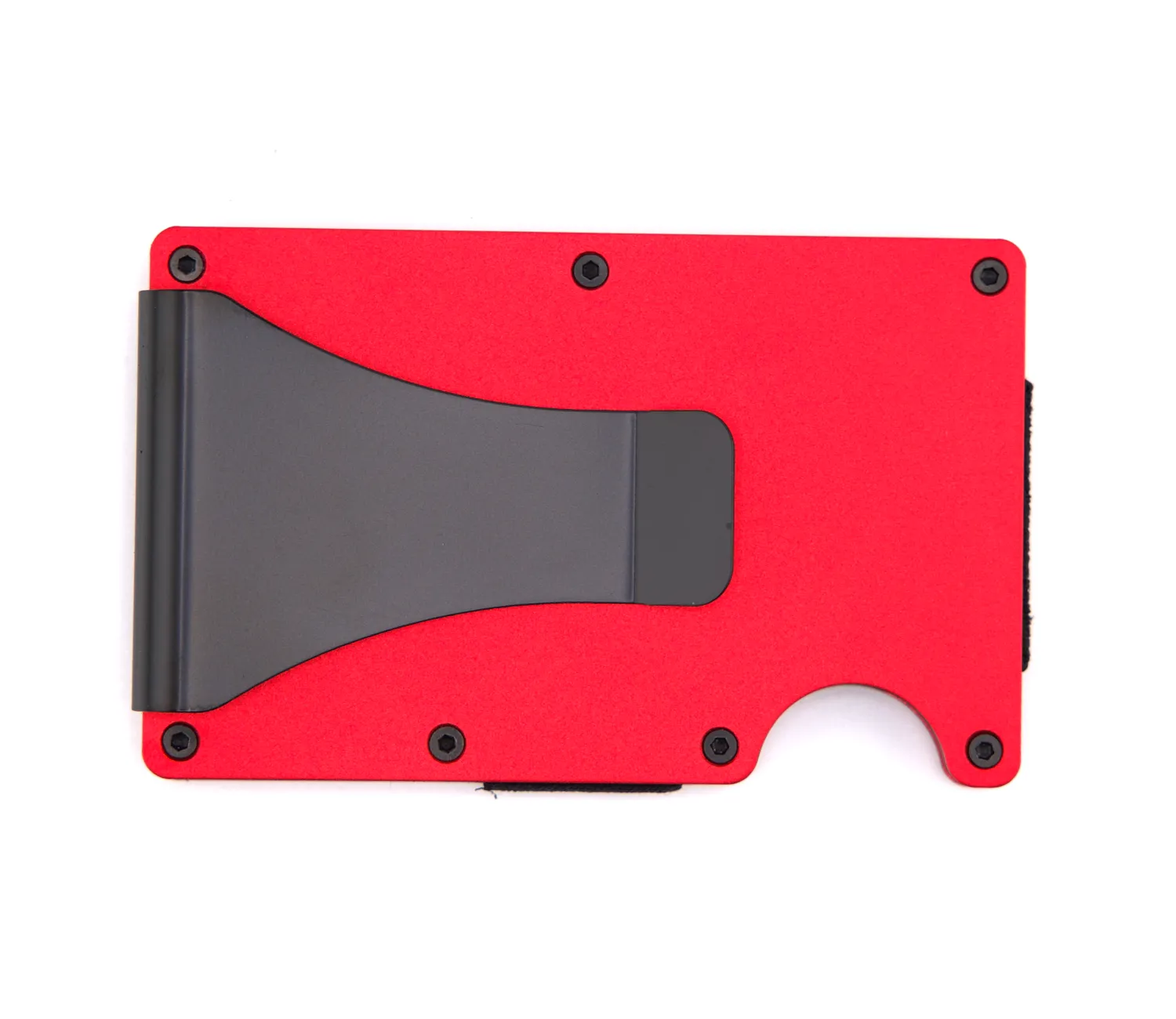 Red Aluminum Wallet
