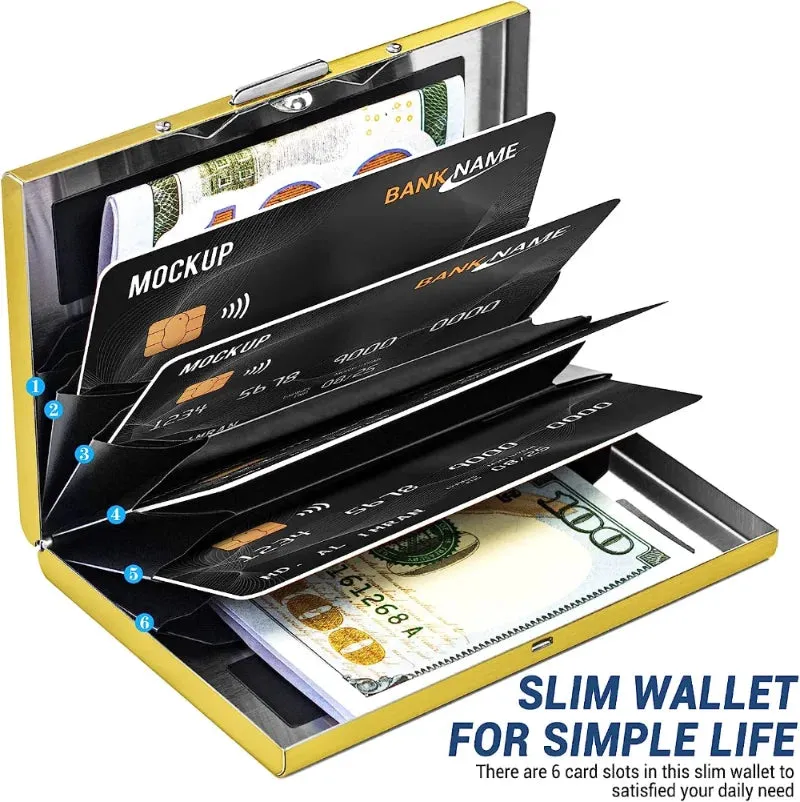RFID Blocking Aluminum Card Holder