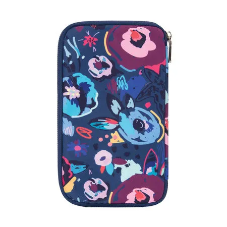 RFID Blocking Family Passport Zip Wallet