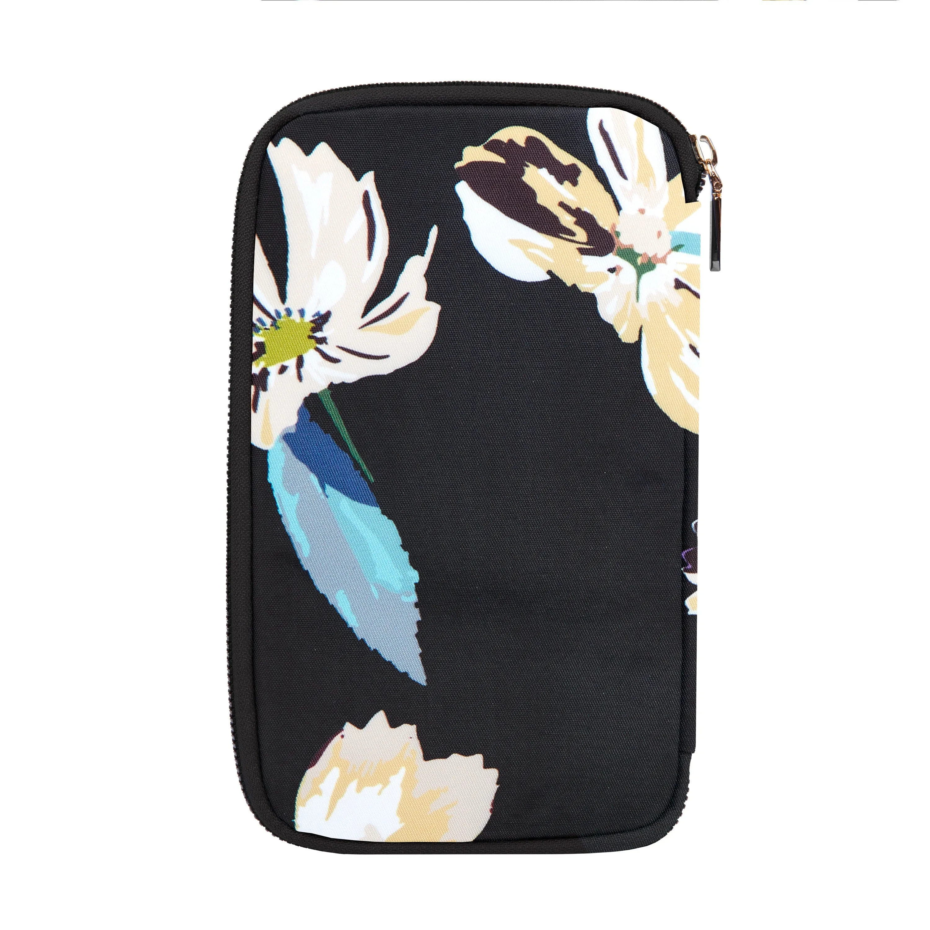 RFID Blocking Family Passport Zip Wallet