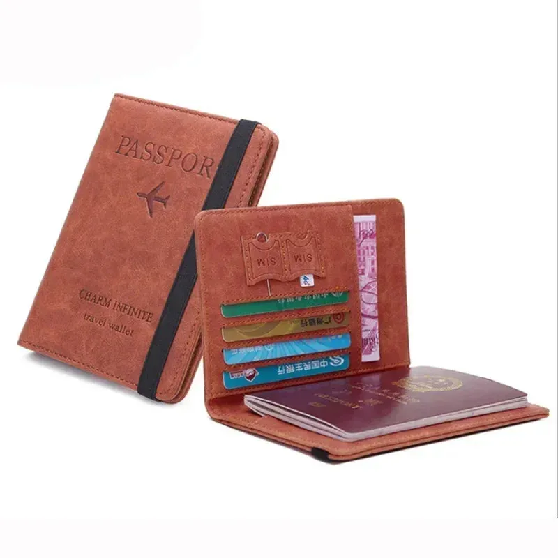 RFID Vintage Passport Holder-Stylish Travel Essential