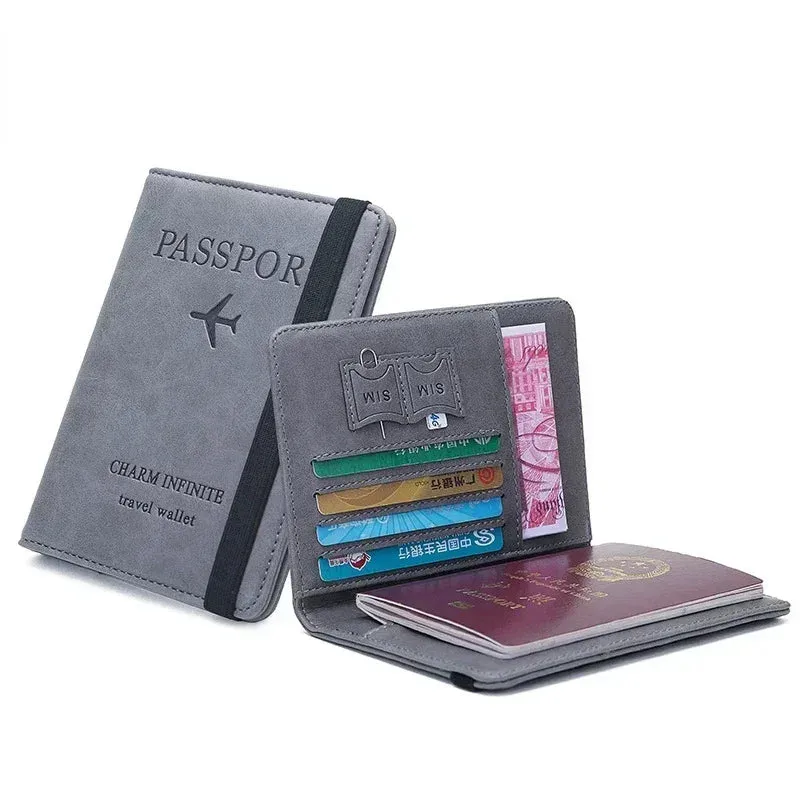 RFID Vintage Passport Holder-Stylish Travel Essential