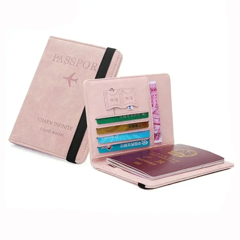 RFID Vintage Passport Holder-Stylish Travel Essential