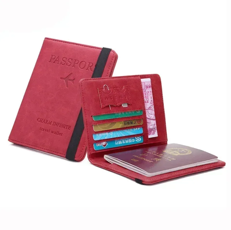 RFID Vintage Passport Holder-Stylish Travel Essential