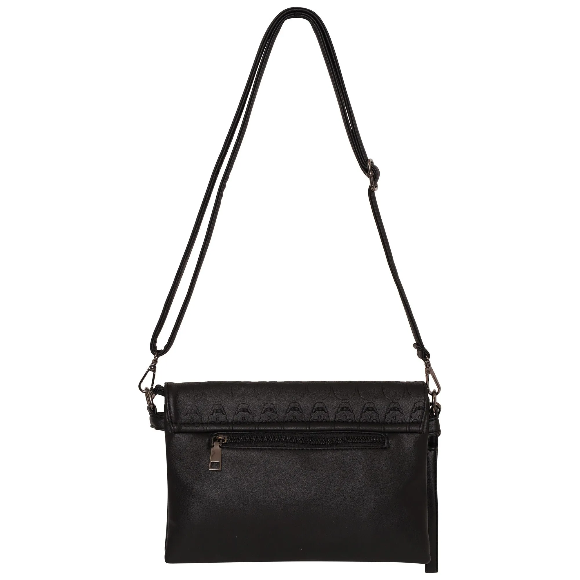 Ro Rox Sloane Studded Skull PU Crossbody Gothic Bag