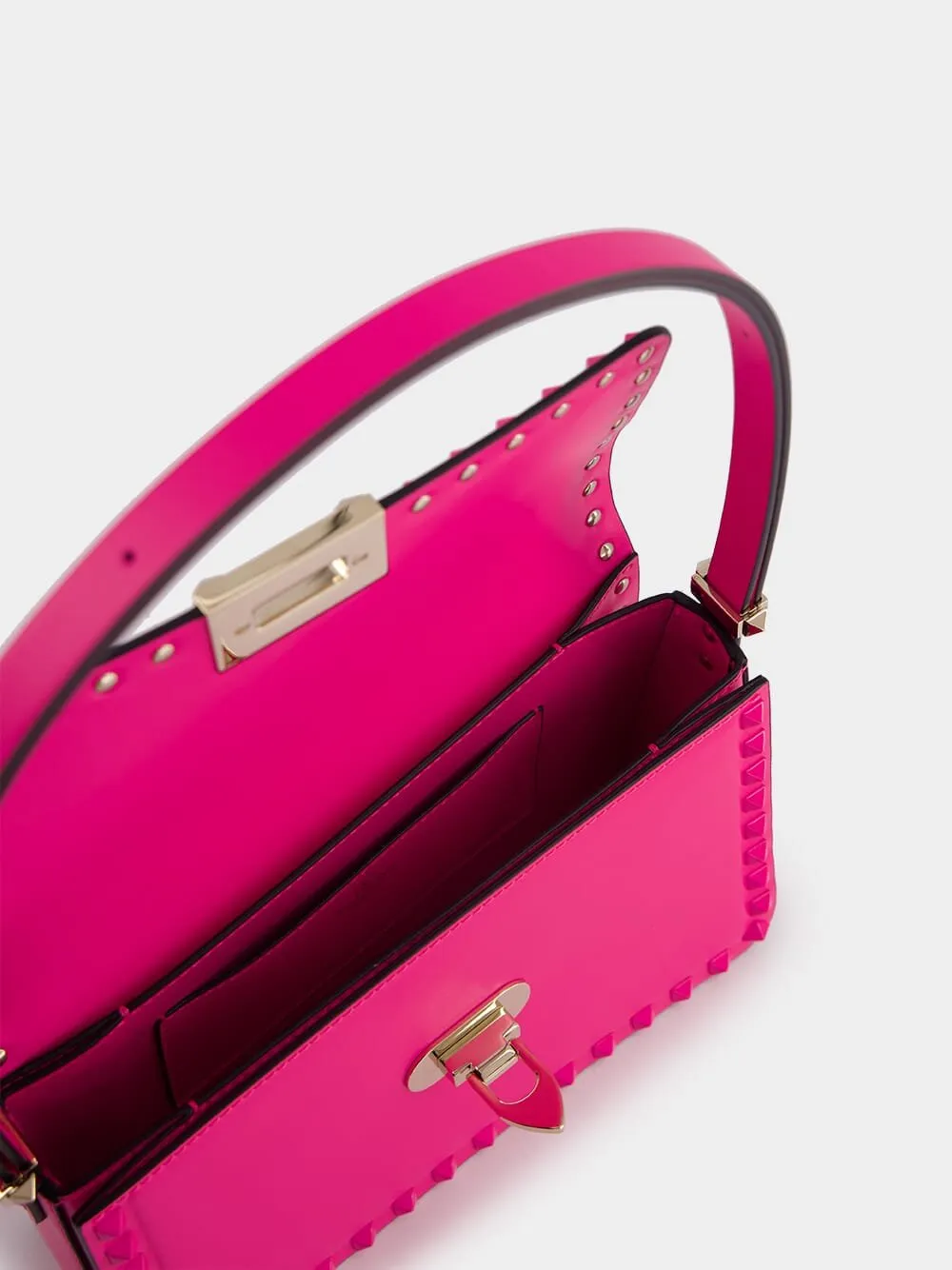Rockstud23 Leather Shoulder Bag
