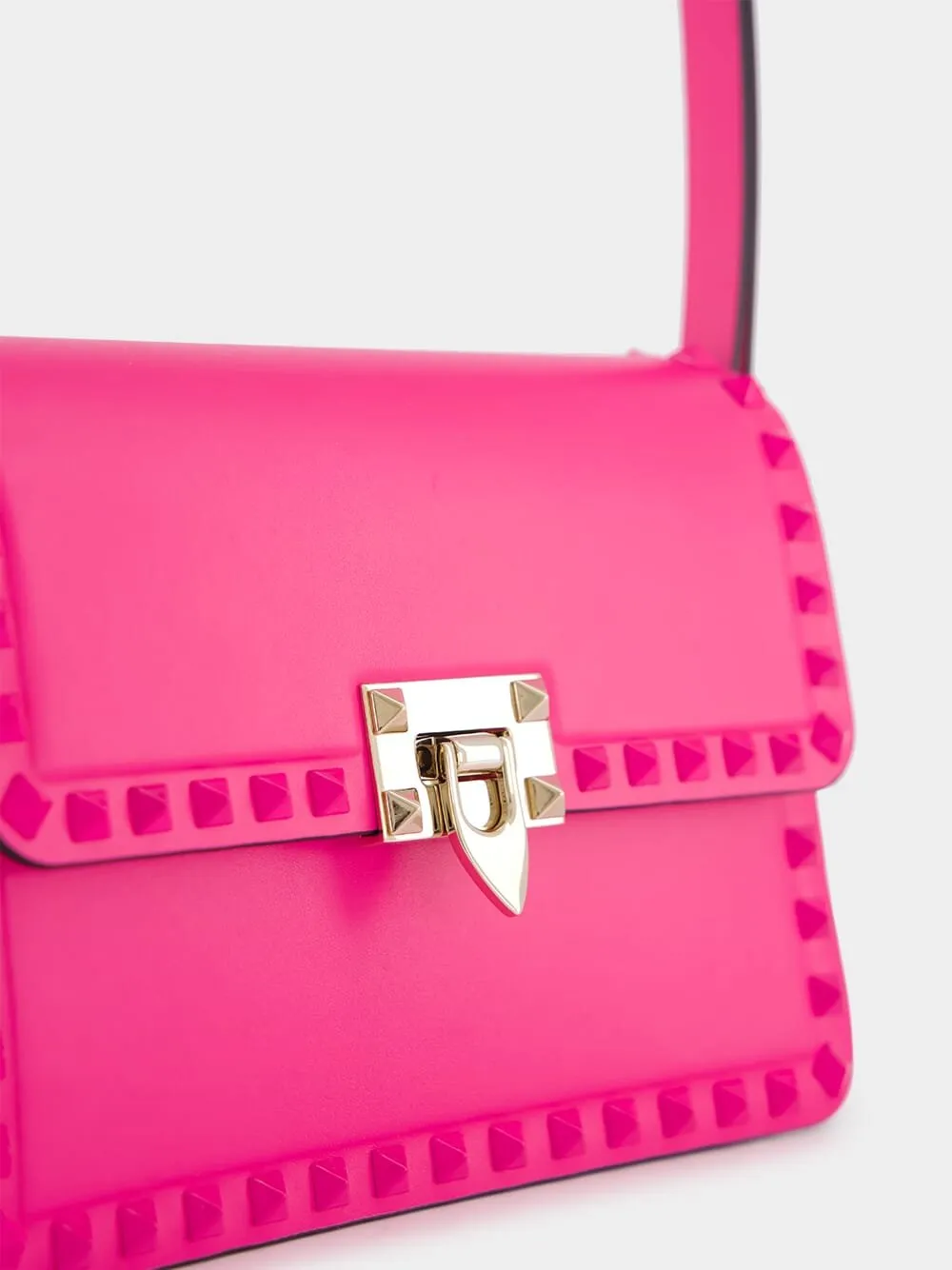 Rockstud23 Leather Shoulder Bag
