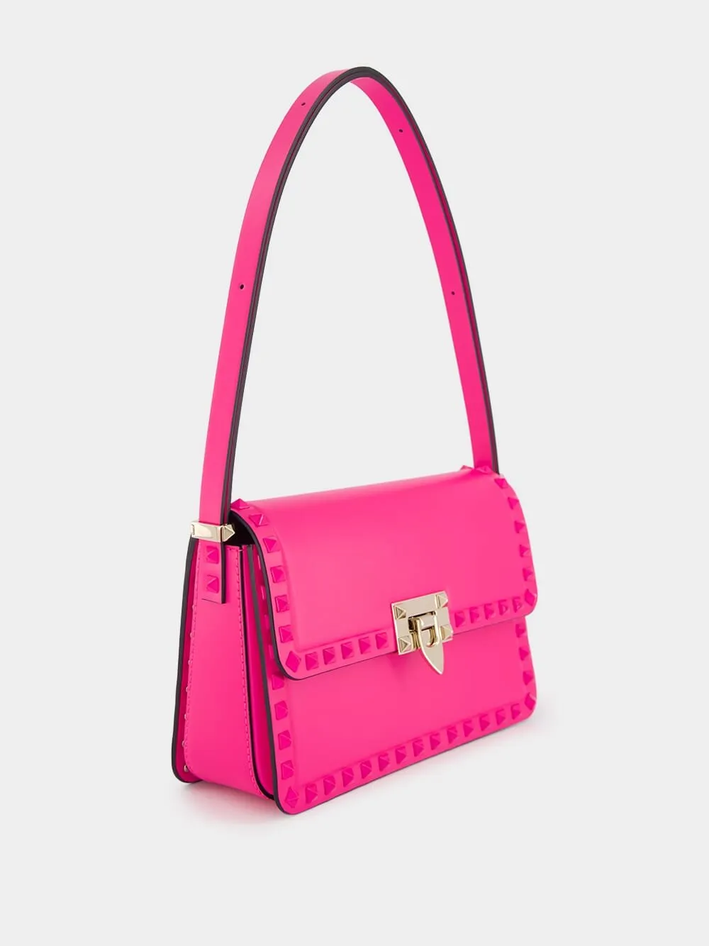 Rockstud23 Leather Shoulder Bag