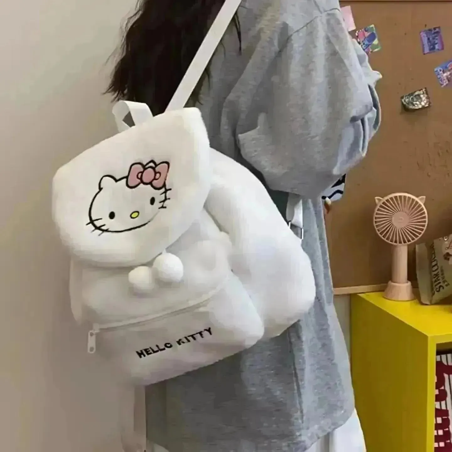 Sanrio Kuromi & Cinnamoroll Plush Backpack