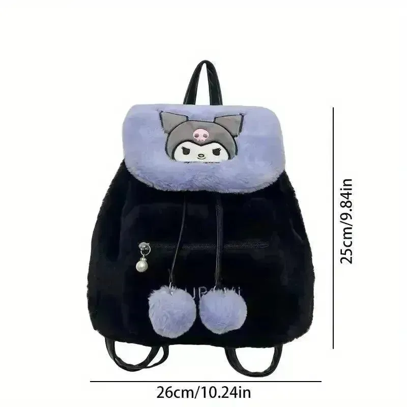 Sanrio Kuromi & Cinnamoroll Plush Backpack