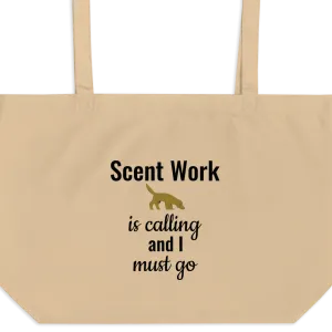 Scent Work is Calling X-Large Tote/ Shopping Bags