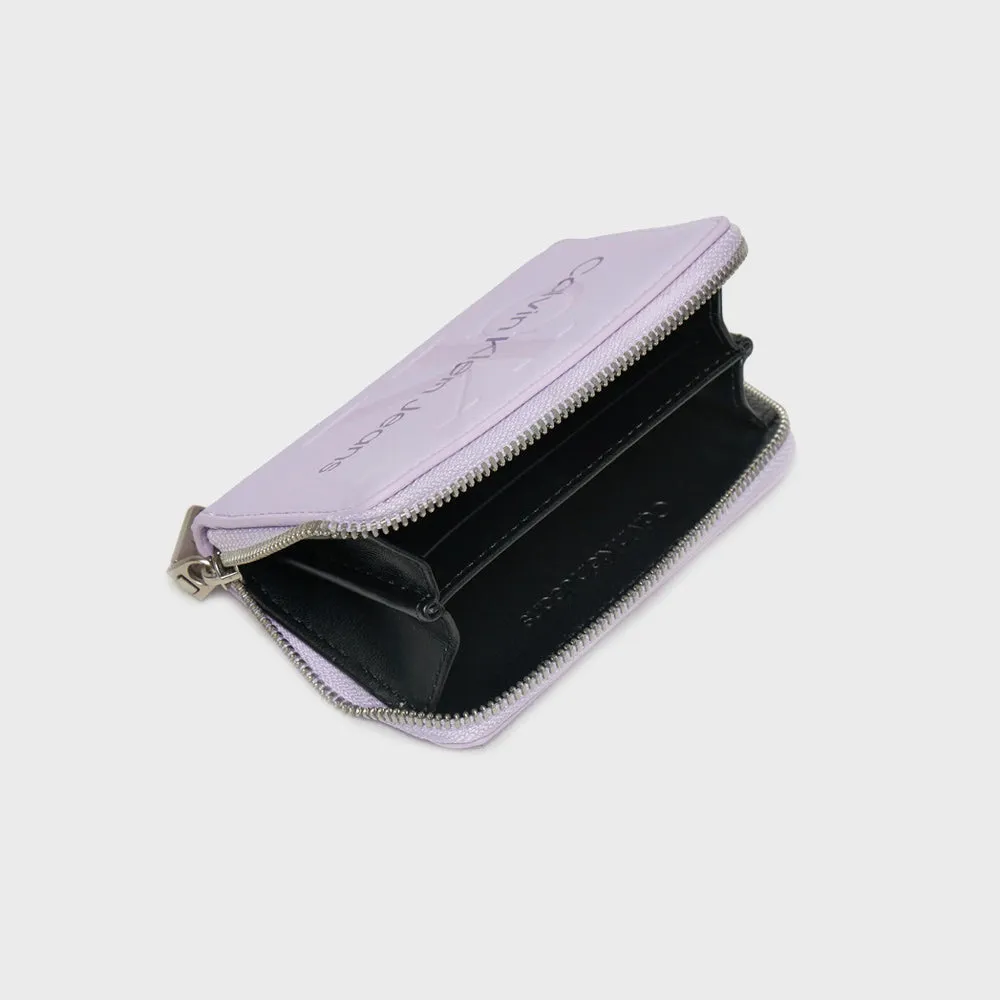 Sculpted Mono Purse - Lilac