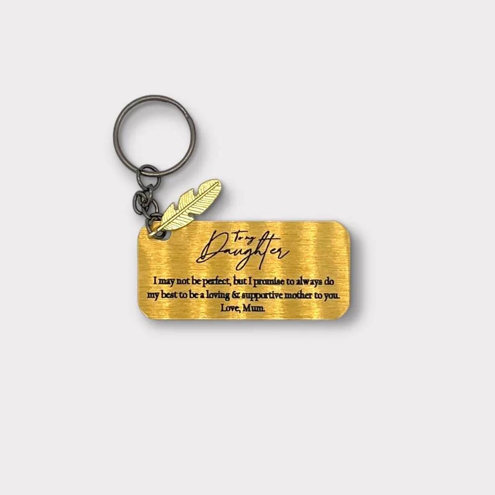 Silver|Gold Family Key Ring