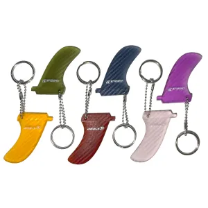 Single fin keyring