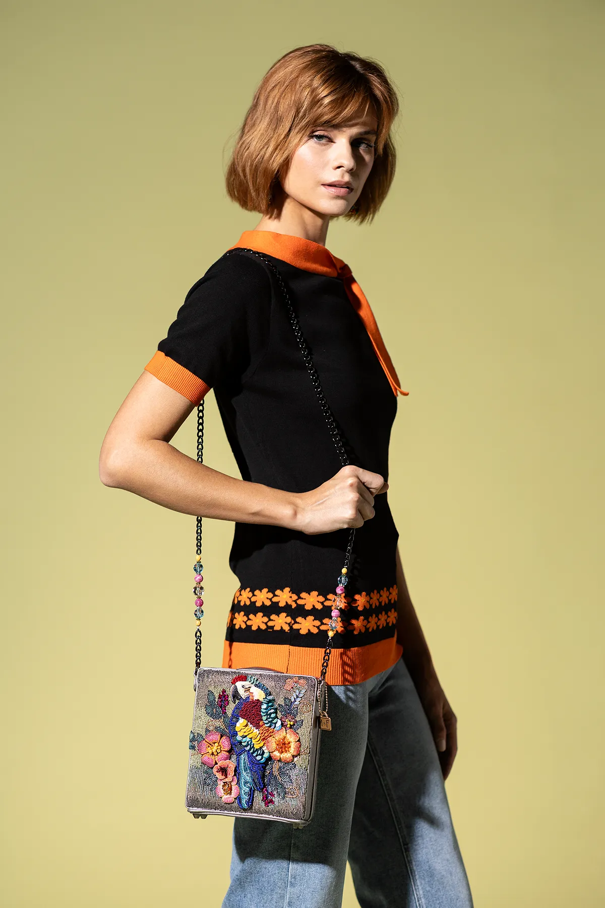 Sitting Pretty Parrot Handbag