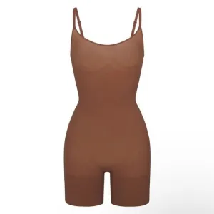 Skims Everyday Sculpt Mid Thigh Bodysuit In Jasper Size L NWT