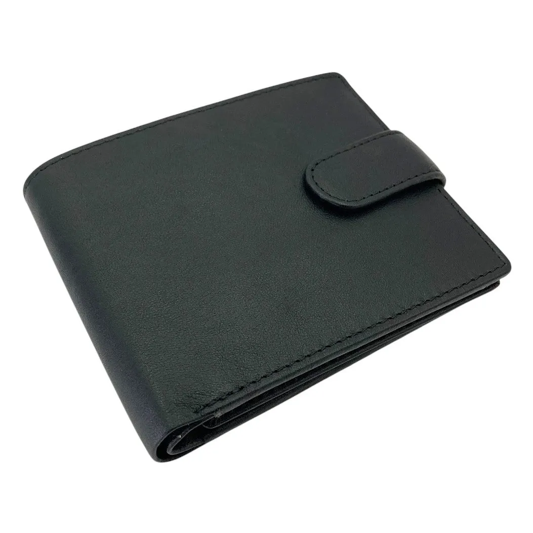 Smooth Top Grain Billfold Wallet # 1244S- Zip Loop
