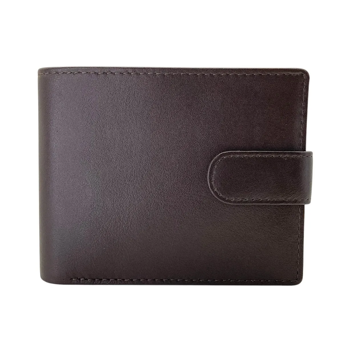 Smooth Top Grain Billfold Wallet # 1244S- Zip Loop