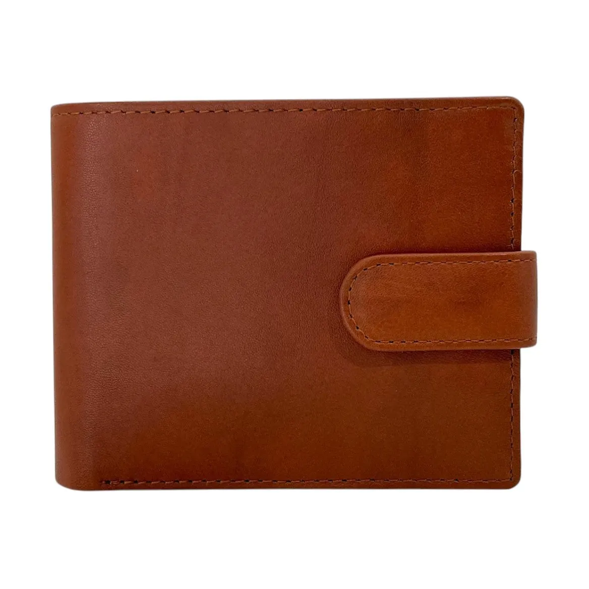 Smooth Top Grain Billfold Wallet # 1244S- Zip Loop