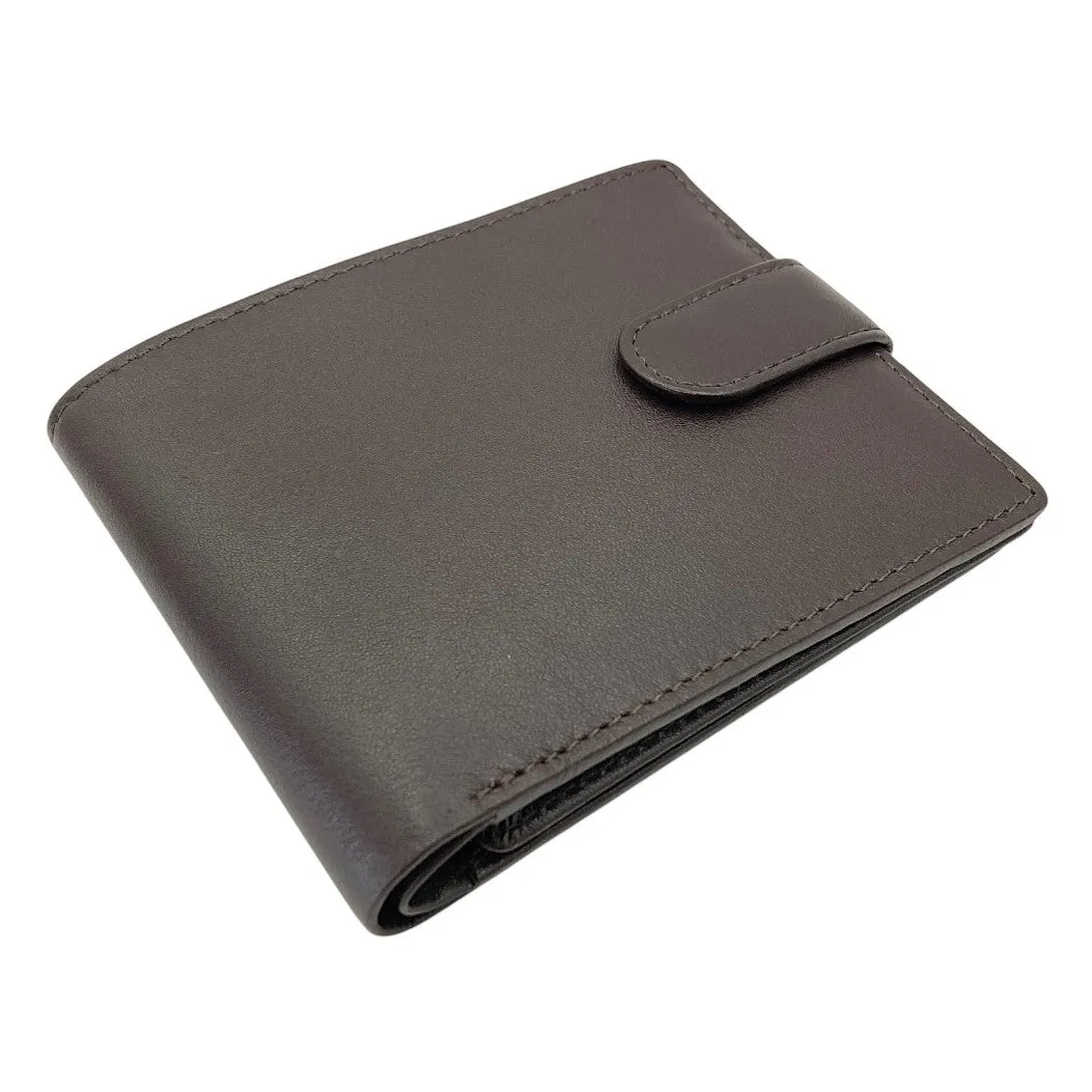 Smooth Top Grain Billfold Wallet # 1244S- Zip Loop