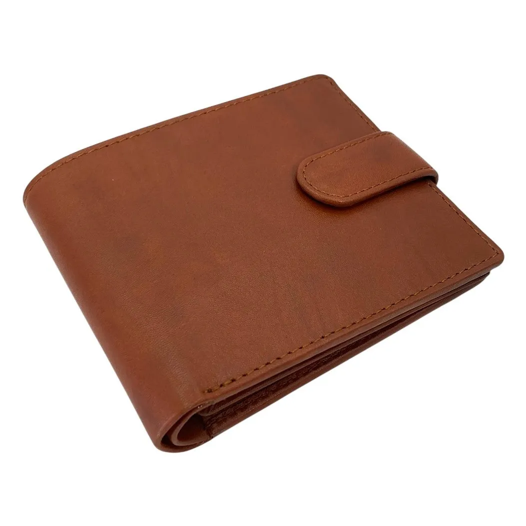 Smooth Top Grain Billfold Wallet # 1244S- Zip Loop