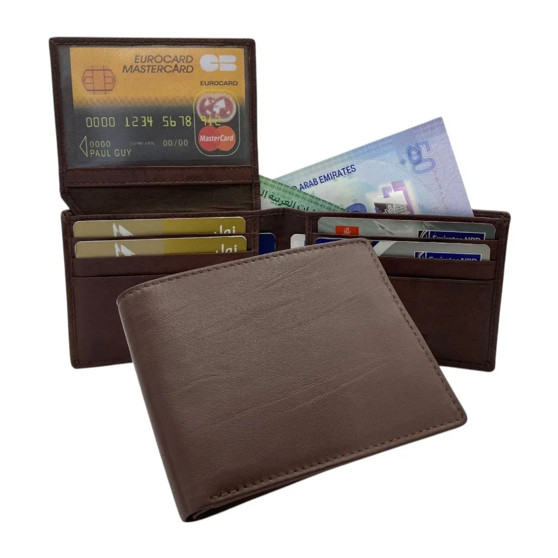 Smooth Top Grain Billfold Wallet # 1347 CC
