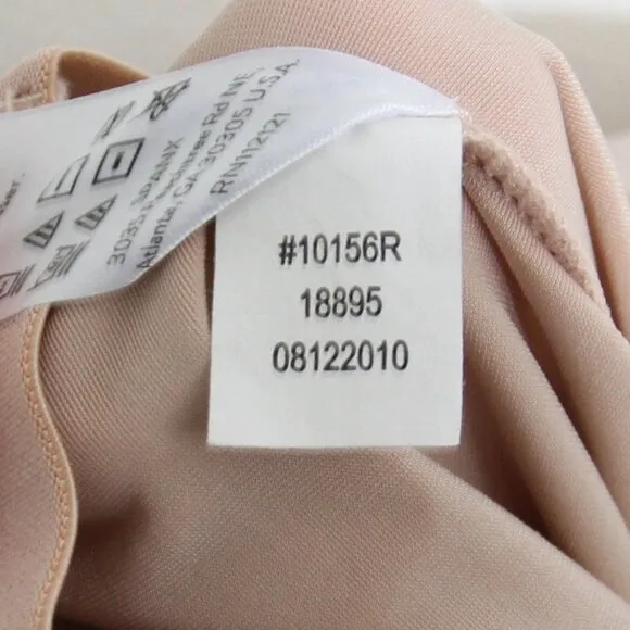 Spanx Suit Your Fancy Shaping Strapless Cupped Mid-Thigh Bodysuit ChampagneBeige