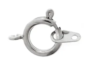 Spring Ring/Attachment 6mm Nickel Color