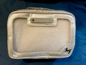 Stagecoach crossbody bag- Metallic Silver