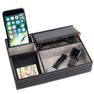 StitchesandTweed Nightstand Organizer Valet Tray