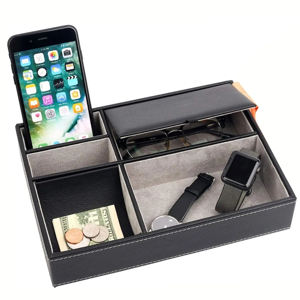 StitchesandTweed Nightstand Organizer Valet Tray