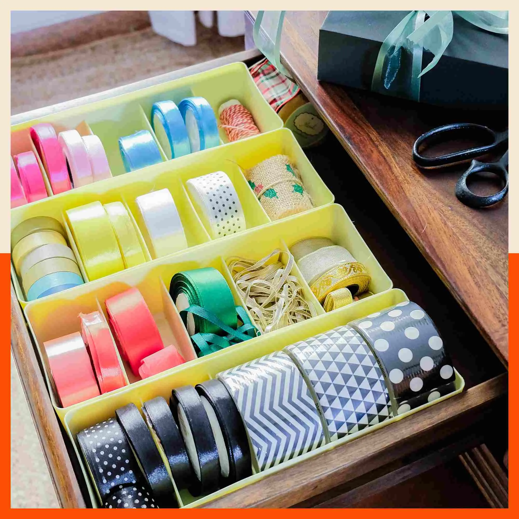 Stomo Dori Multi-Purpose Stackable Drawer Organizer For Home | Frost - Set of 8