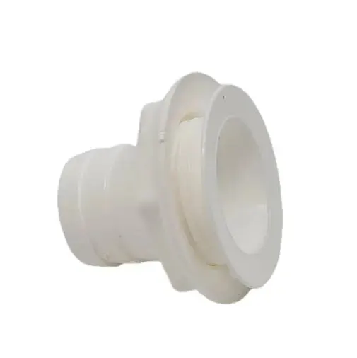 Straight White Waste fitting 25mm Outlet - Sink