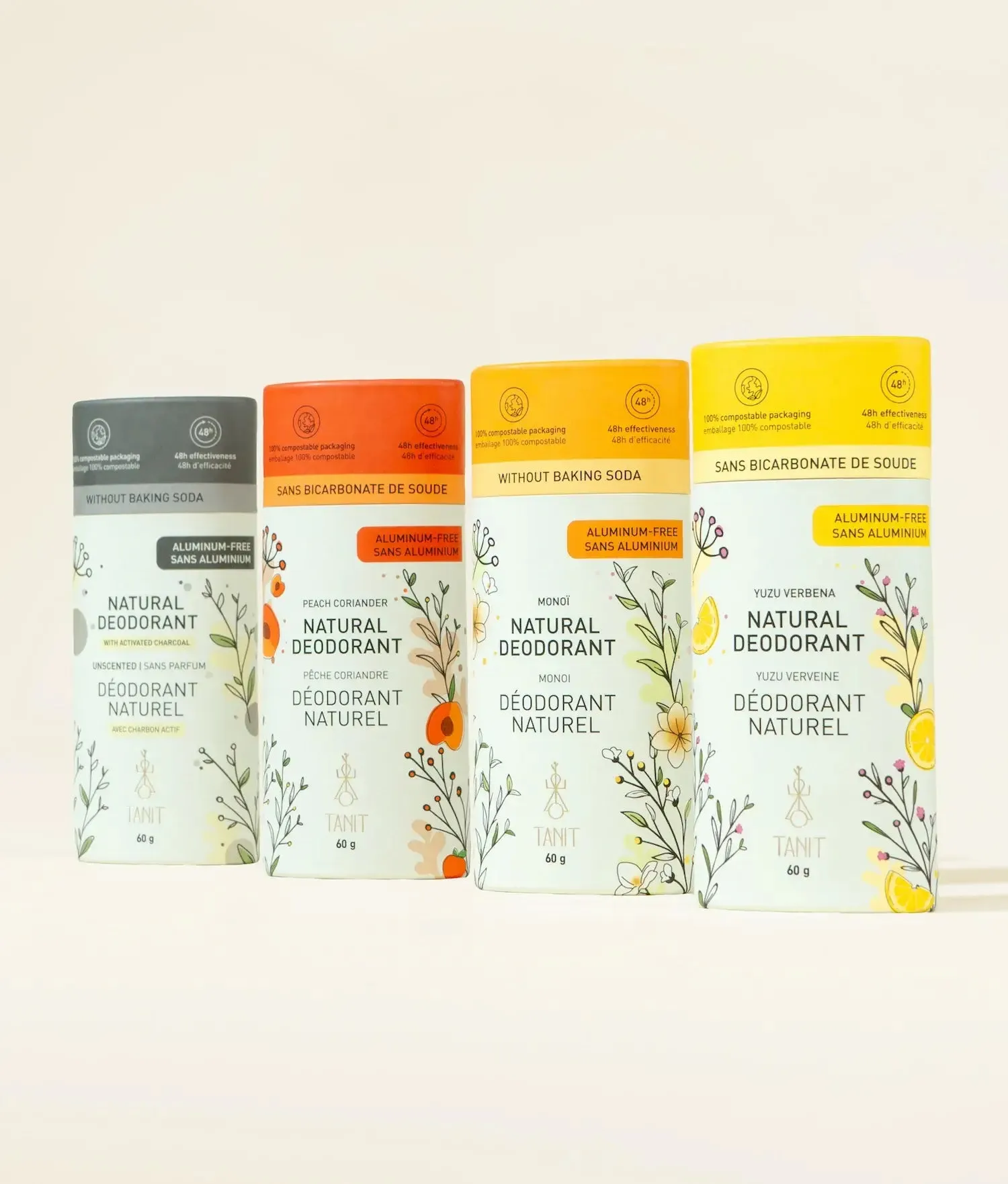 TANIT - Natural Solid Deodorant (NEW): Peach   Coriander